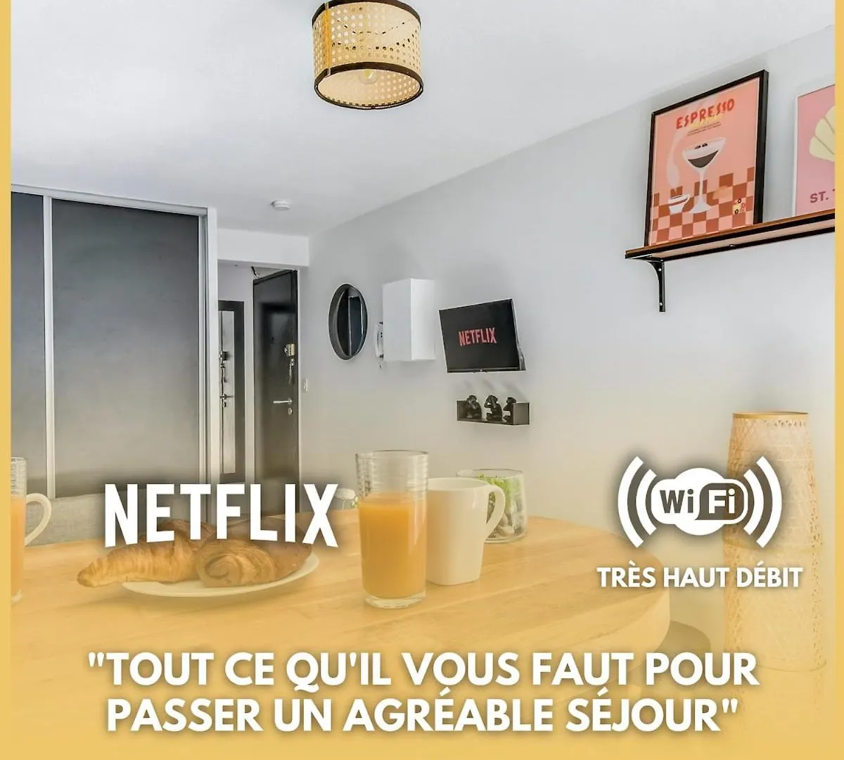Toulouse Centre Studio Equipe, Netflix & Fibre Appartement